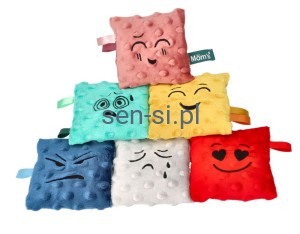 Woreczki sensoryczne - emocje, 6 szt.