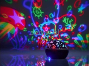 Lampka nocna-projektor gwiazdy i morze