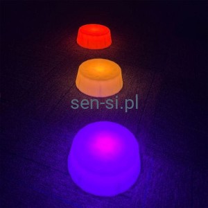 Dyski świetlne LED - 3 szt.  