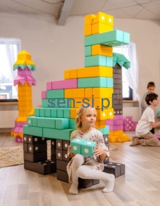Klocki magnetyczne, zestawy Builder