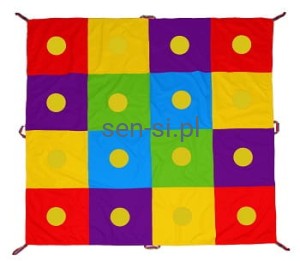 Mata edukacyjna 2x2 m. z dodatkami